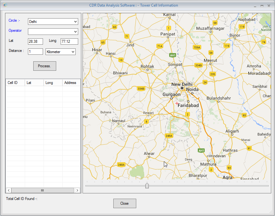 CDR Data Analysis Dump Cell Tower Data